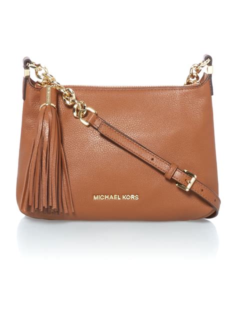 michael kors tan shoulder bag|michael kors shoulder crossbody bag.